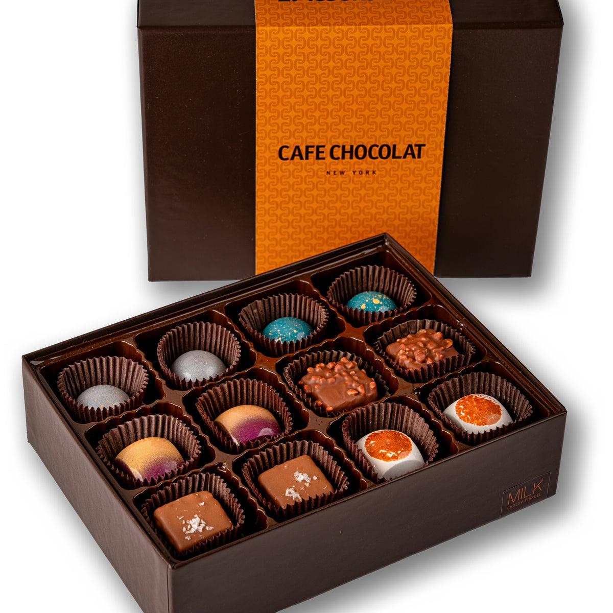 Twelve Piece Gourmet Chocolate Gift Box : Coco Jolie– Cafe Chocolat