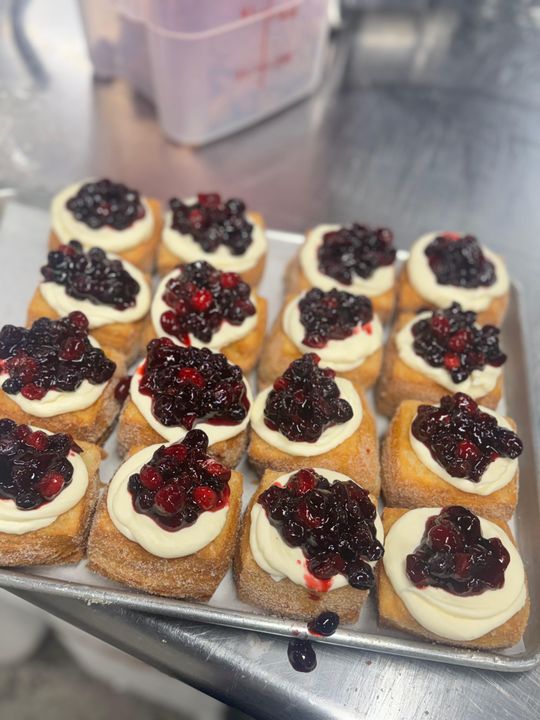 Blueberry Cronut