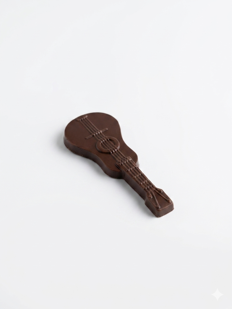 Guitarras de chocolate con leche