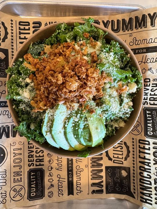 Kale Caesar Crunch Salad