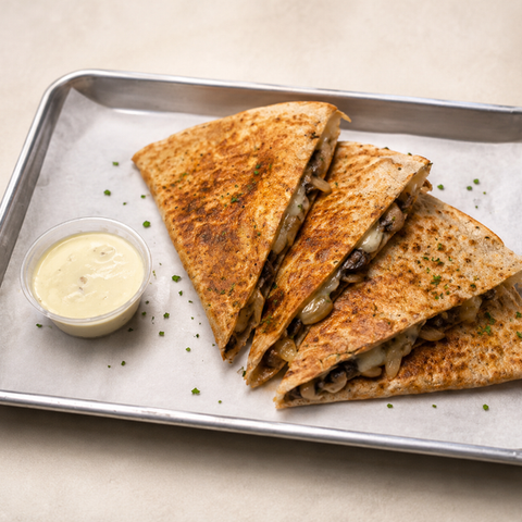 Mushroom Truffle Quesadilla